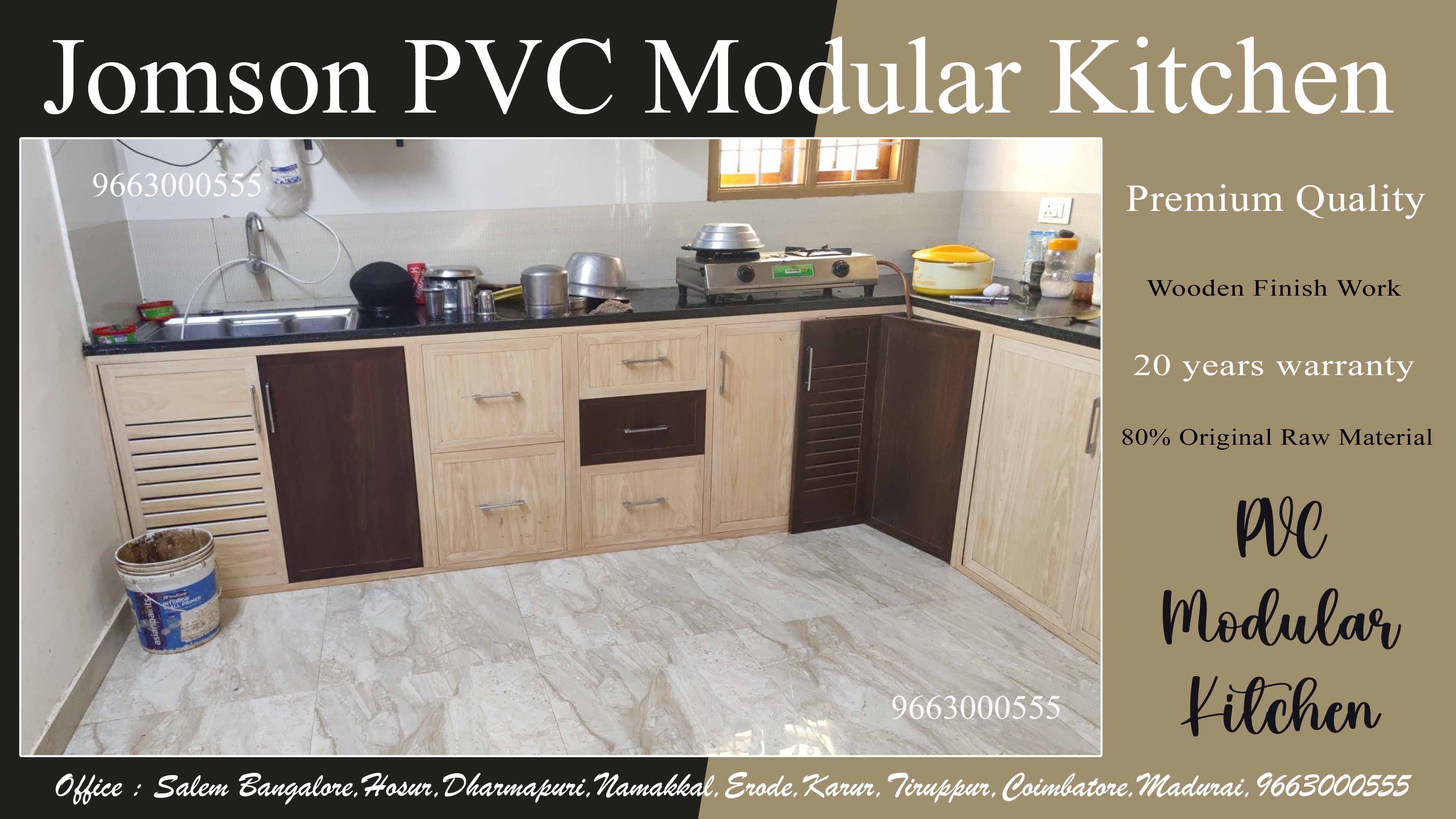 pvc modular kitchen colors